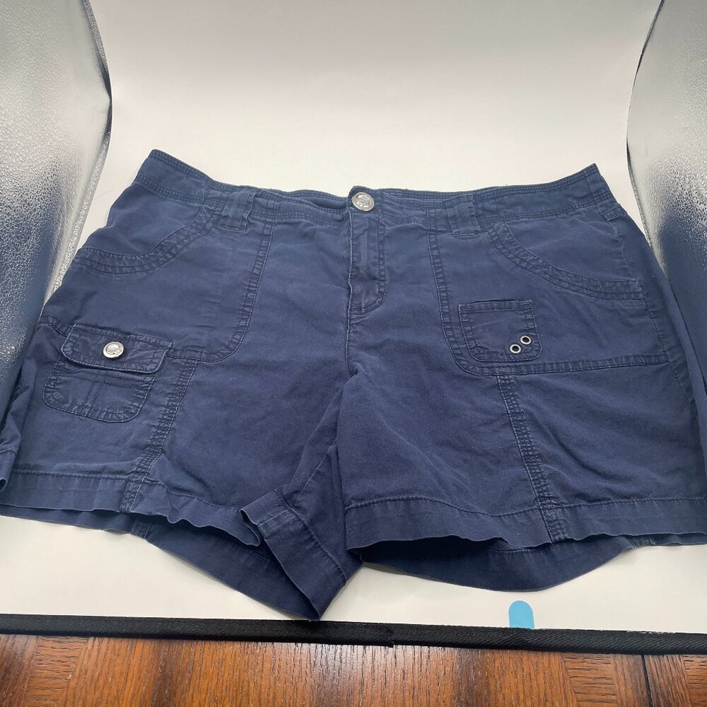 Women's Size 10 INC International Concepts Navy Cotton Shorts